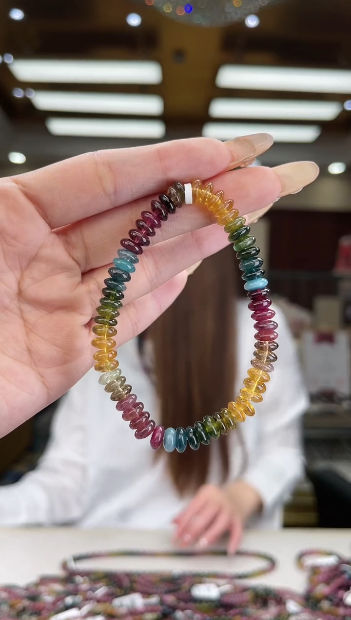 【闪购商品】碧玺/未镶嵌碧玺算盘珠多样性发货