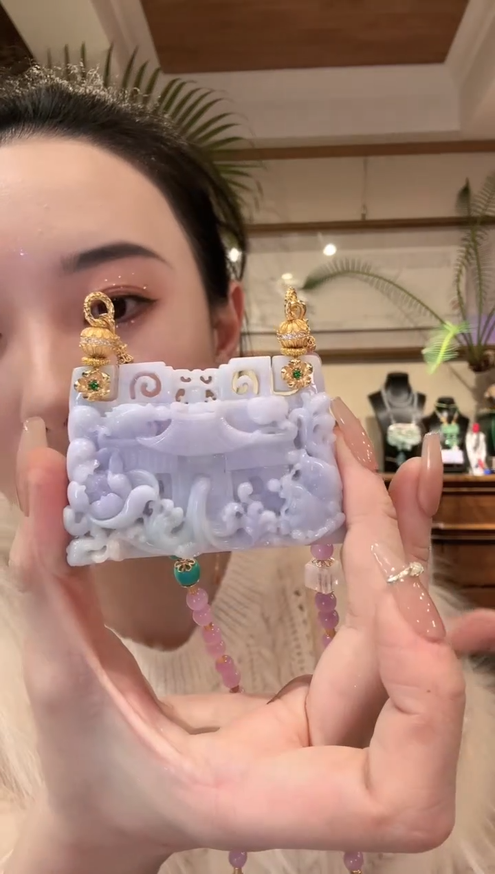 【闪购商品】翡翠颈饰未镶嵌国风