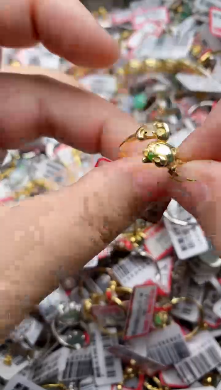 【闪购商品】翡翠戒指银S925镶嵌444444--5