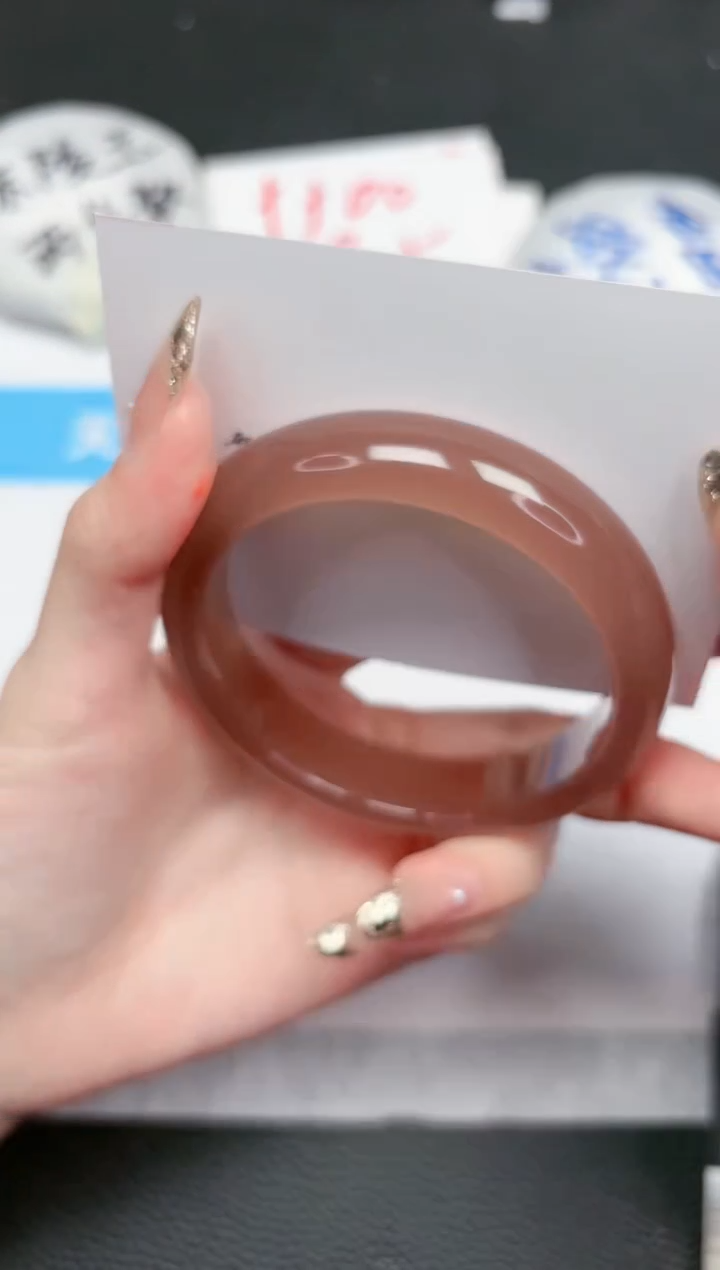 【闪购商品】石英质玉手镯未镶嵌62-60.3