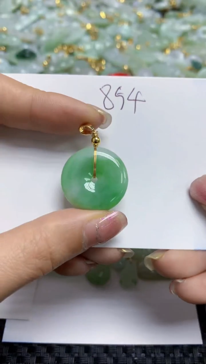 【闪购商品】翡翠颈饰合金   天然A货翡翠