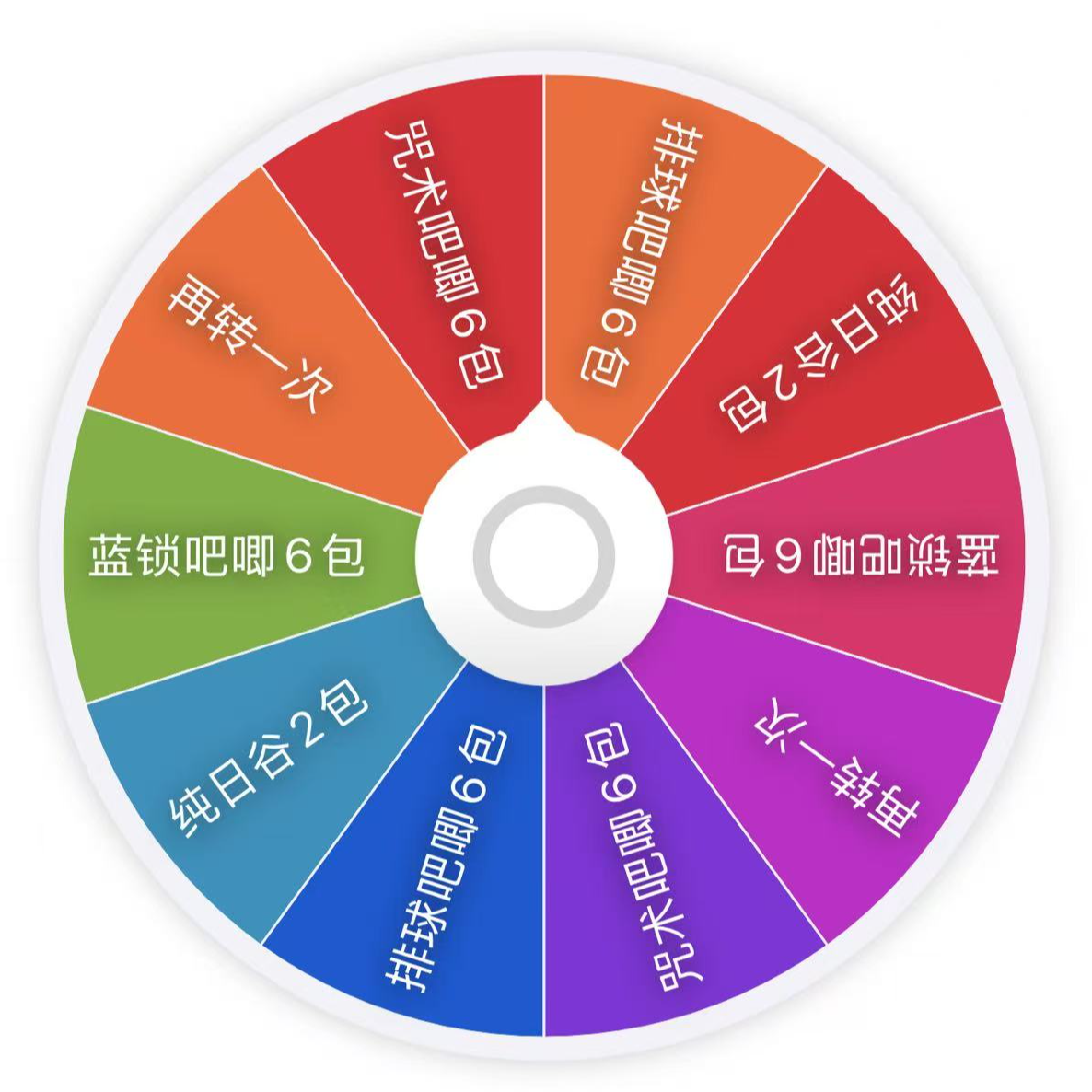 彩色抽抽乐【福利转盘】【欧欧转盘】日谷二创混池大小概率