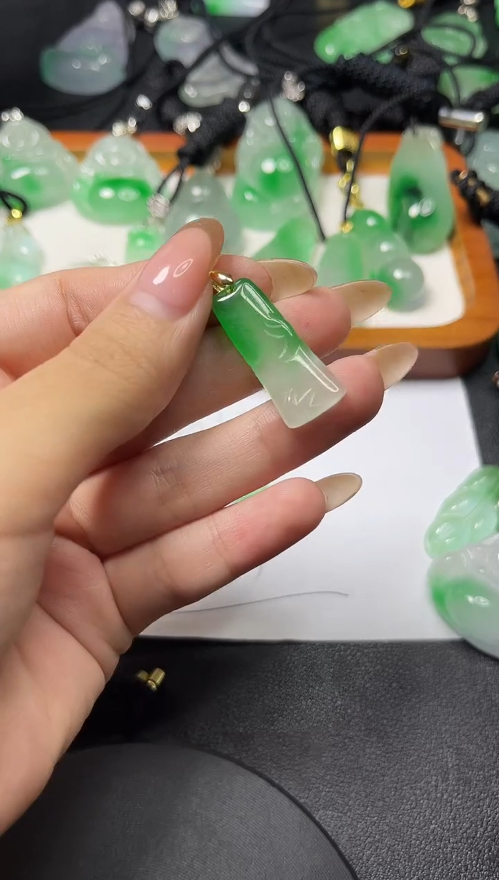 颈饰未镶嵌翡翠所见即所得   一图一物