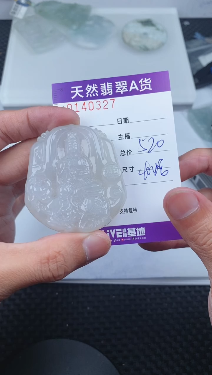 翡翠未镶嵌颈饰       327