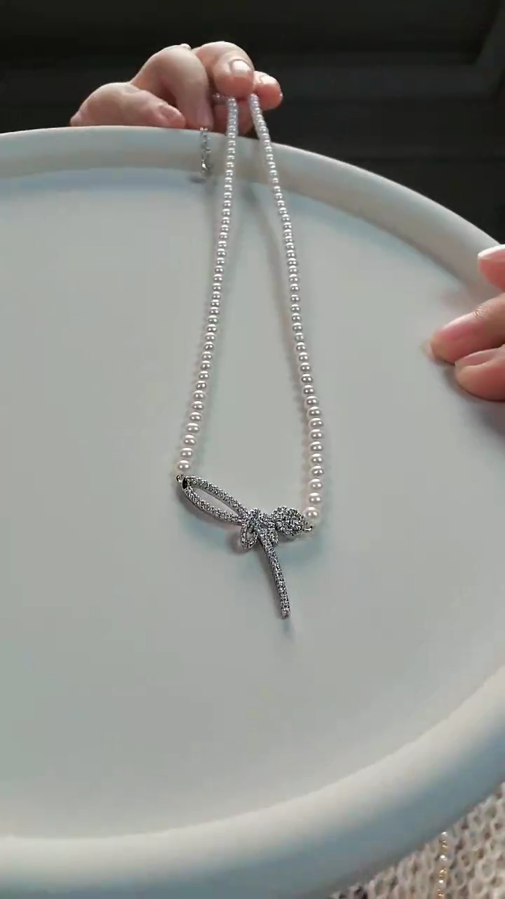 【闪购商品】淡水珍珠颈饰合金偏爱项链