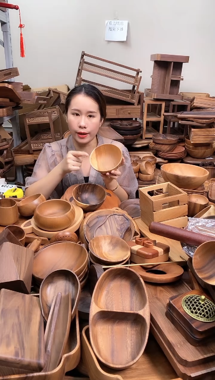    南美胡桃木碗13*6cm  A