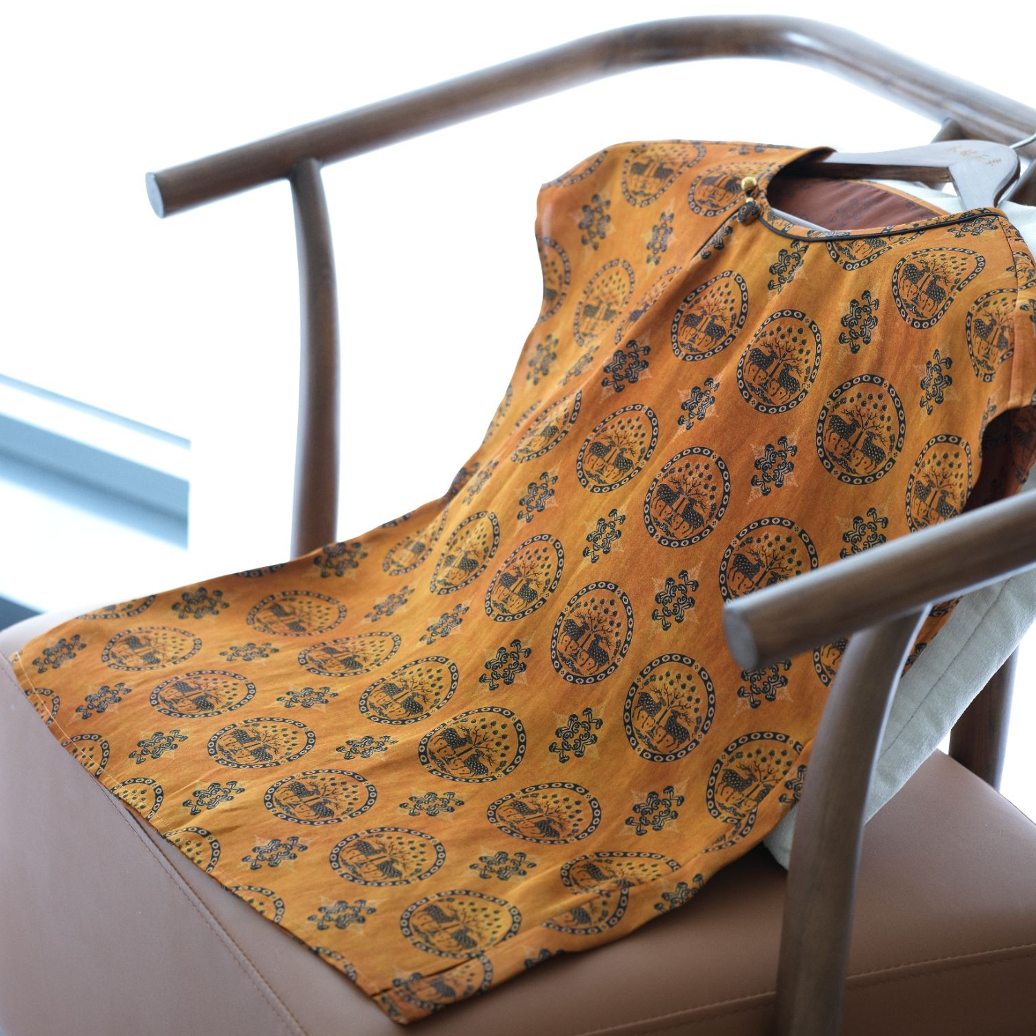 『梧桐』新中式满分桑蚕丝国风短袖DHSC5148