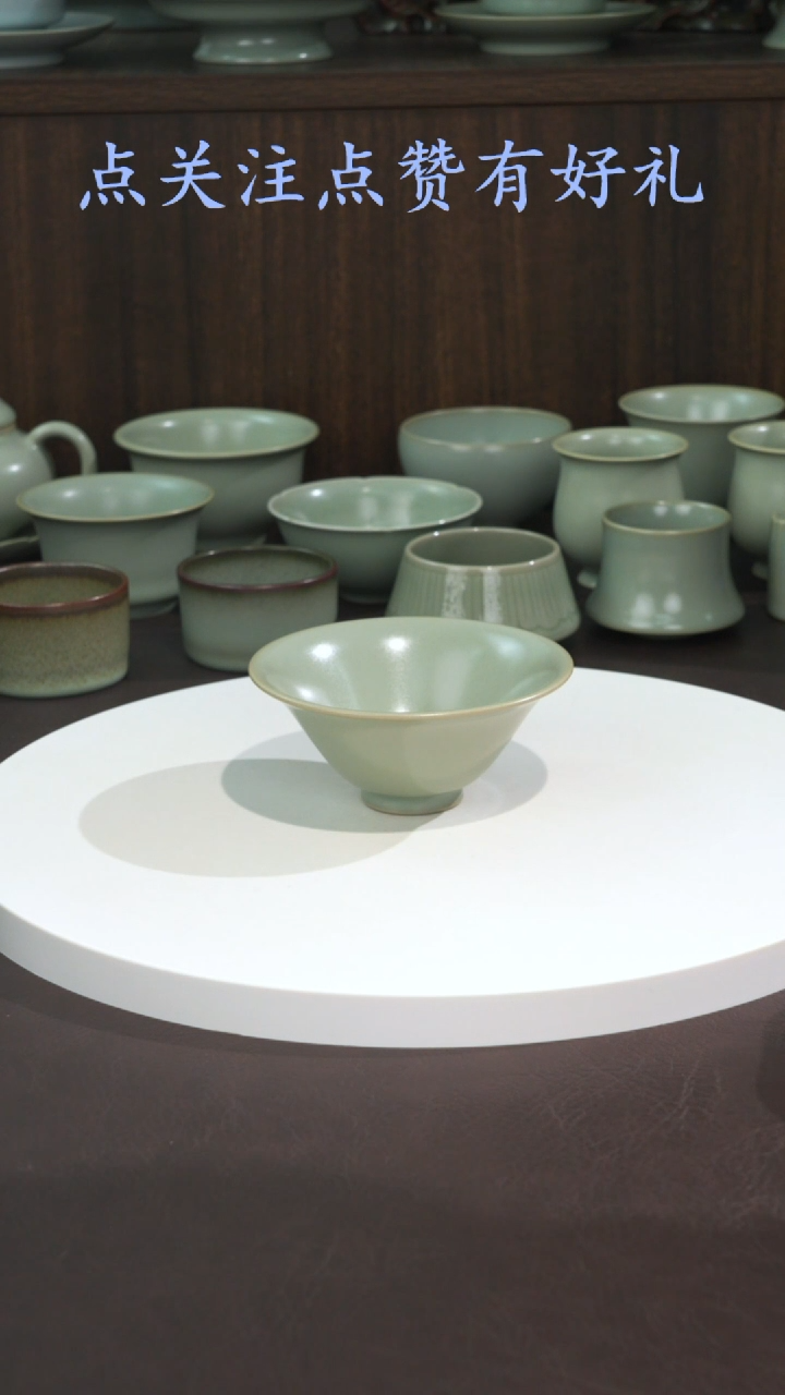 宣宝汝瓷原矿原釉手工作品微瑕