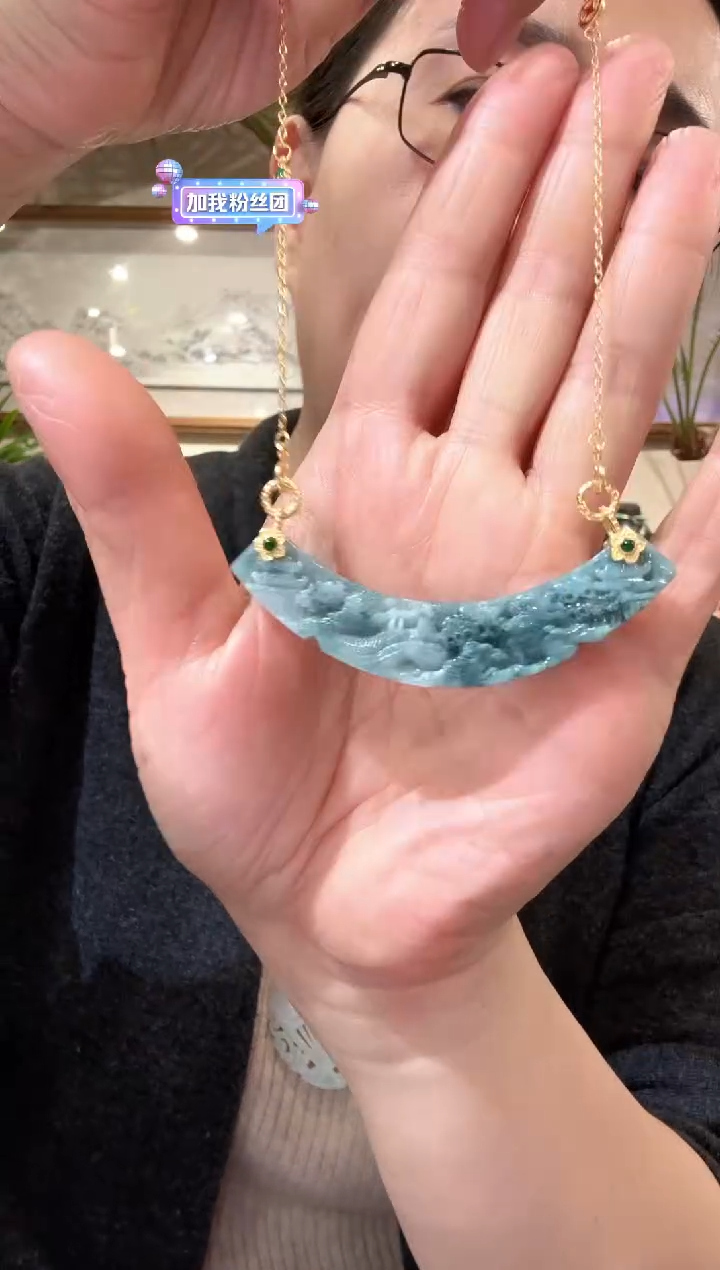 【闪购商品】翡翠颈饰未镶嵌国风