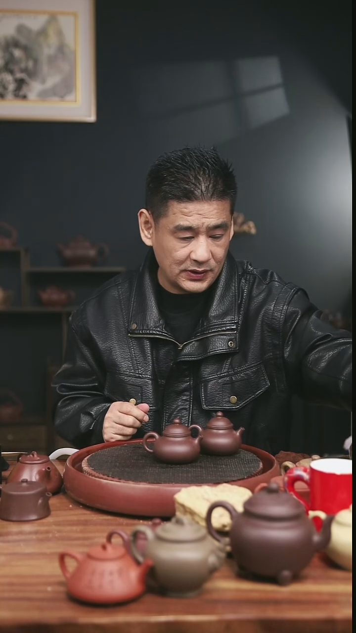 茶壶紫砂17号高砂老紫泥纳底容天150CC