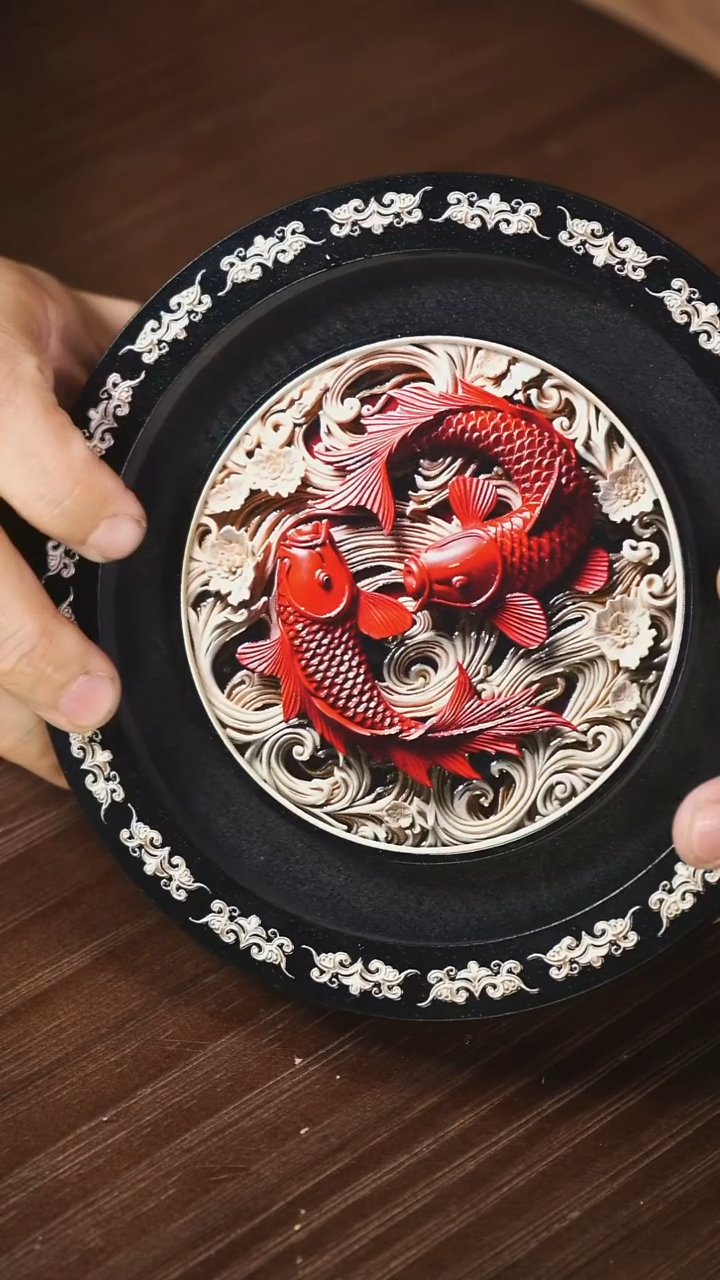 壹藏贰宝双鱼小壶承