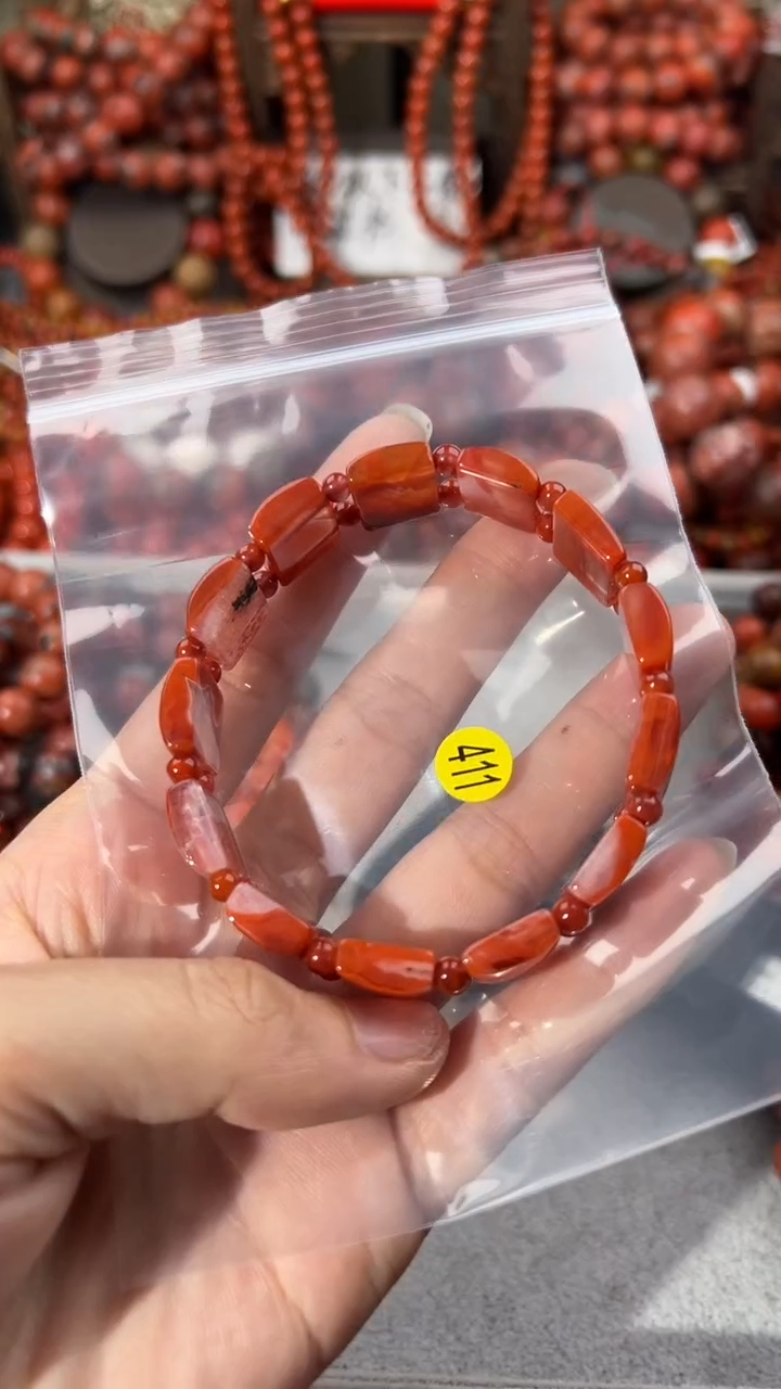 南红玛瑙未镶嵌手串16