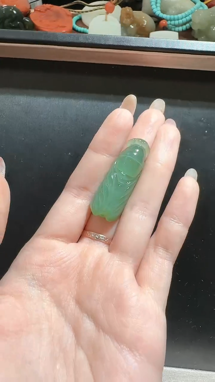 【闪购商品】和田玉挂件未镶嵌蝉