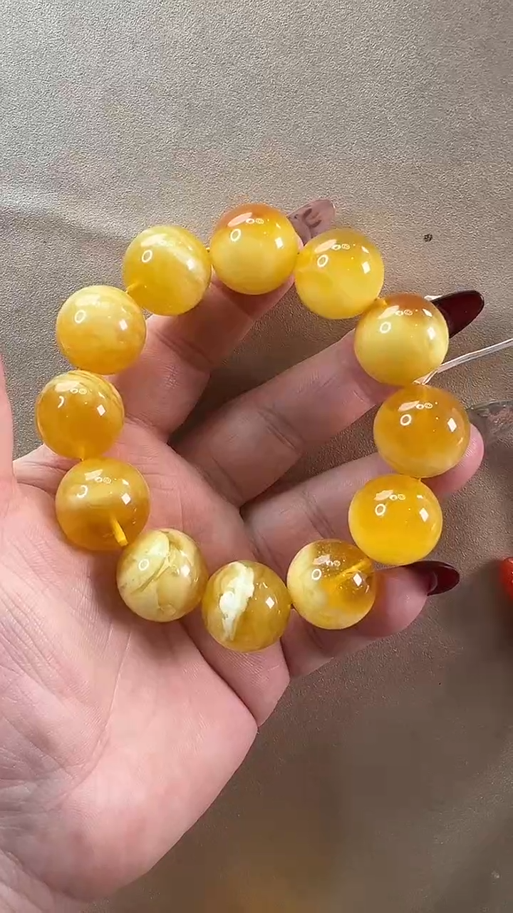 【闪购商品】琥珀手串未镶嵌手串