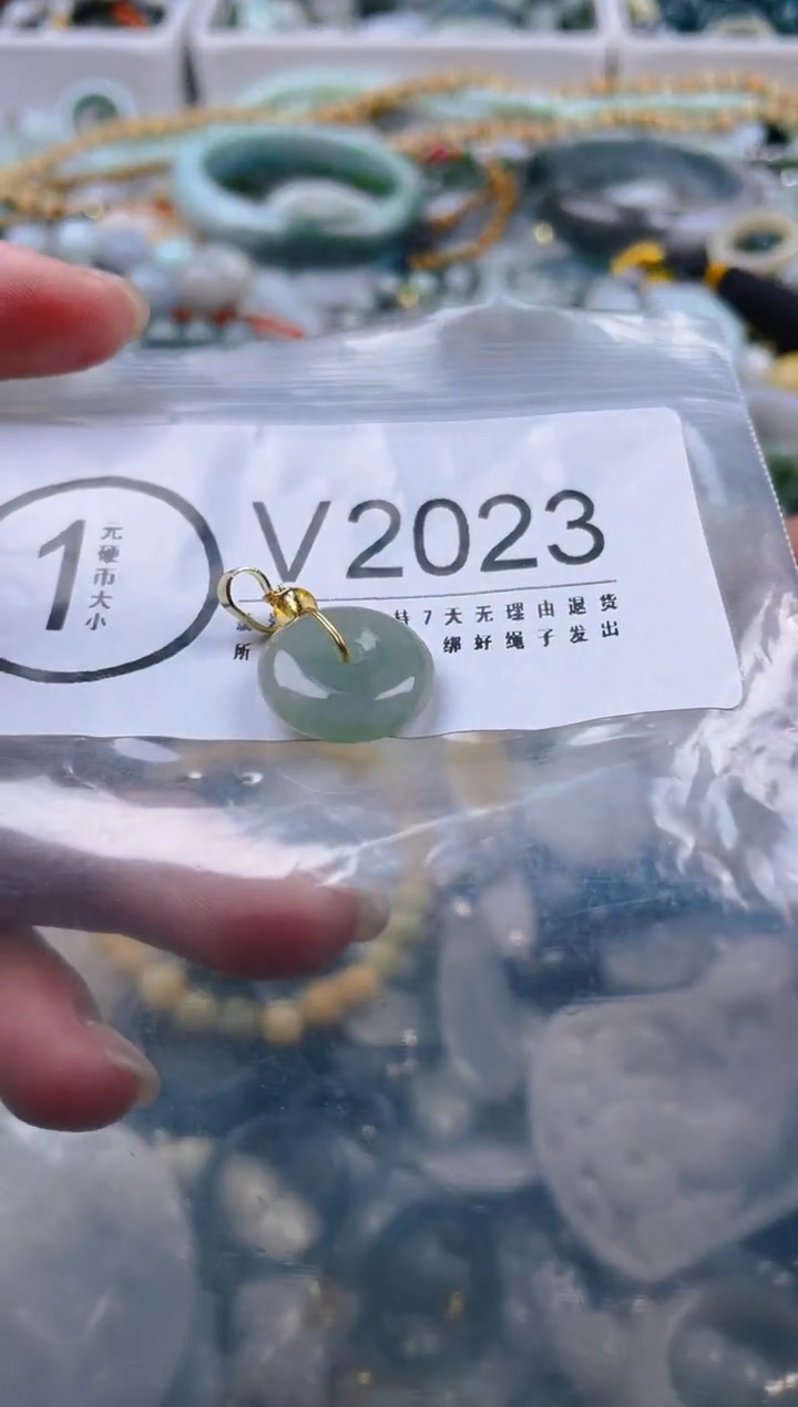 【闪购商品】翡翠颈饰未镶嵌/V/翡翠A货一图一物