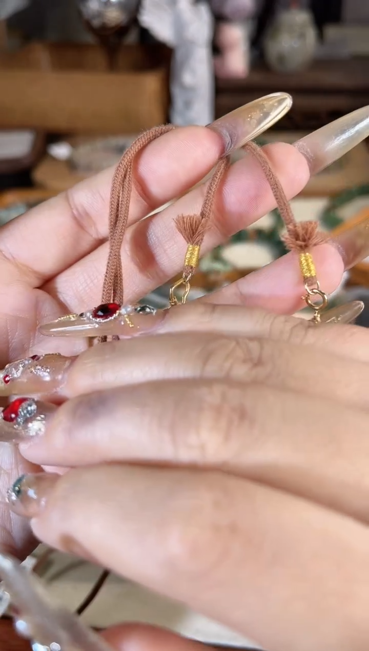 项链银S925镶嵌和田玉多样性发其一