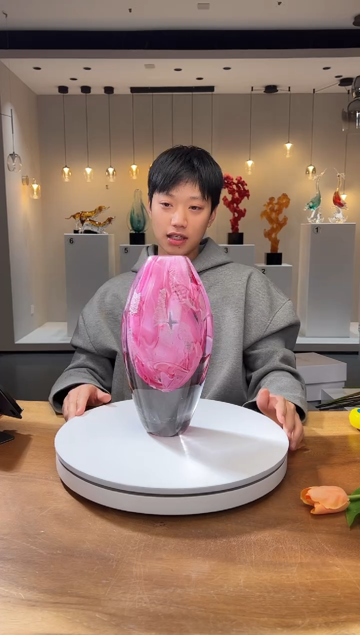 【闪购商品】茶宠巴比特美学 金红花器高款