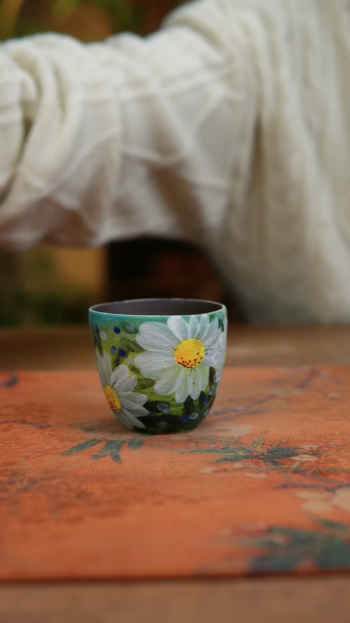 【闪购商品】瓷片1890景德镇手工手绘釉下彩高温瓷