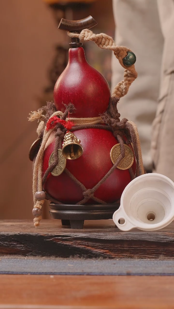 【闪购商品】241号精品大漆葫芦防腐防渗装水茶酒