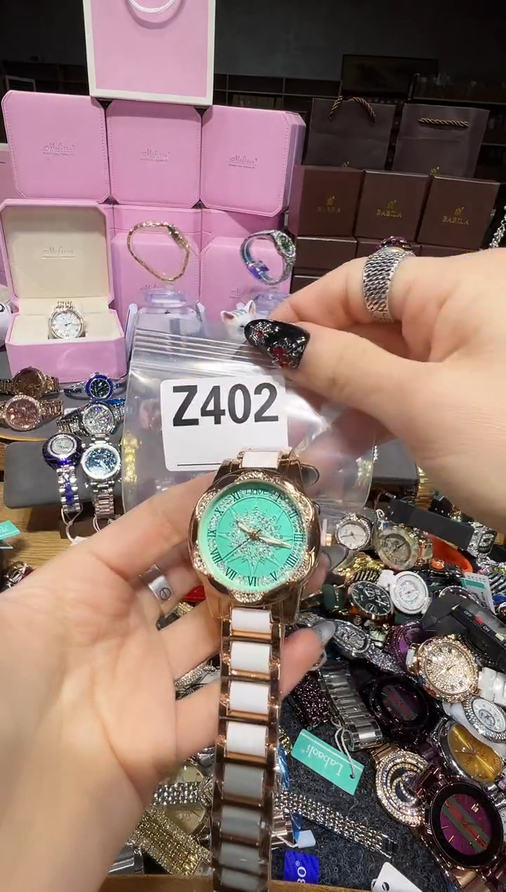 石英机芯不锈钢不锈钢直播定闪专用