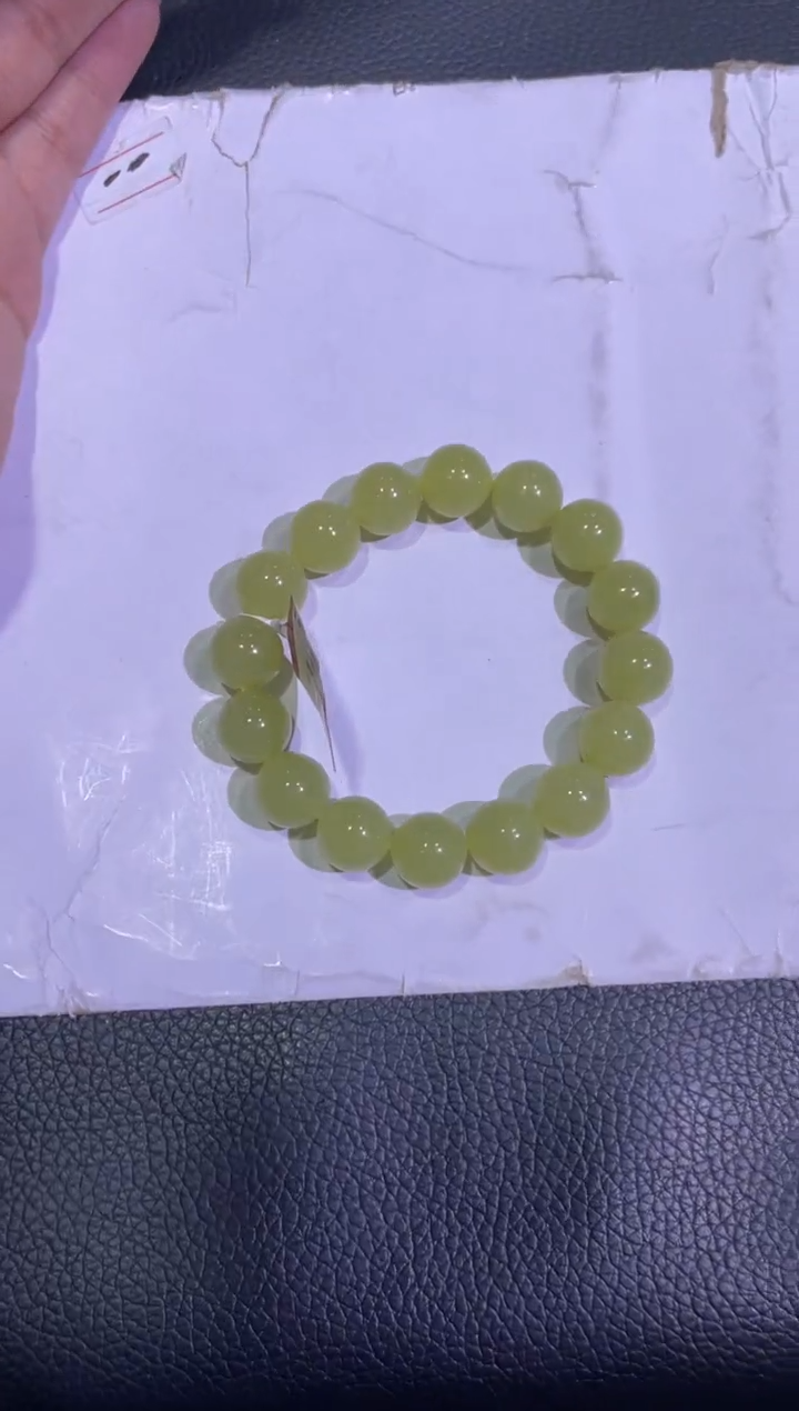 未镶嵌手链和田玉若羌黄口手串（产地直发）