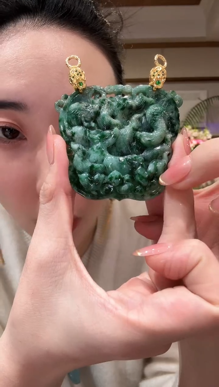 【闪购商品】翡翠颈饰未镶嵌国风