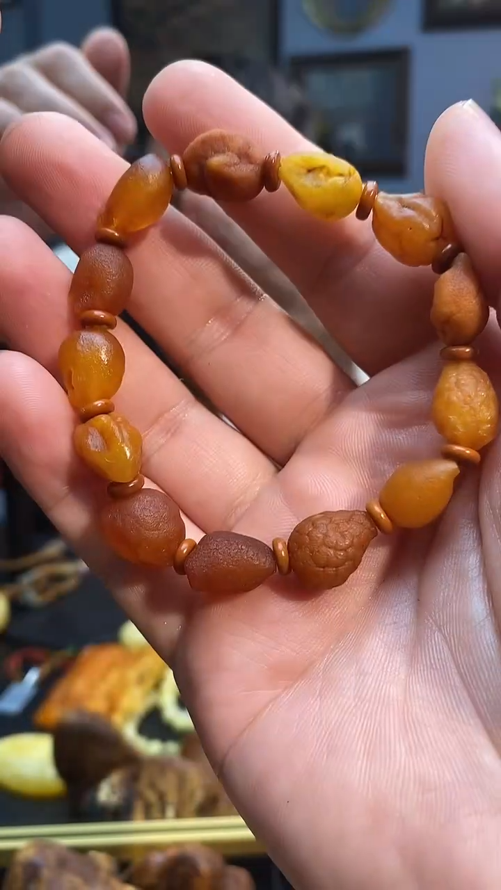 手串琥珀未镶嵌手串