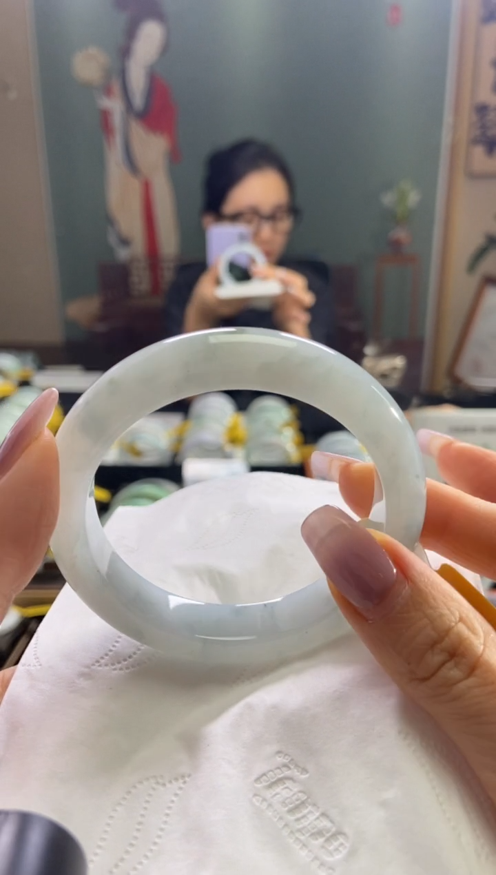 未镶嵌手镯翡翠56圈口t