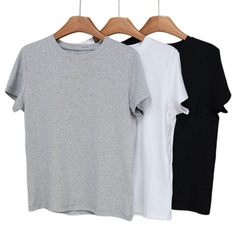 【！！福利款！！】2025夏季圆领修身短袖T恤