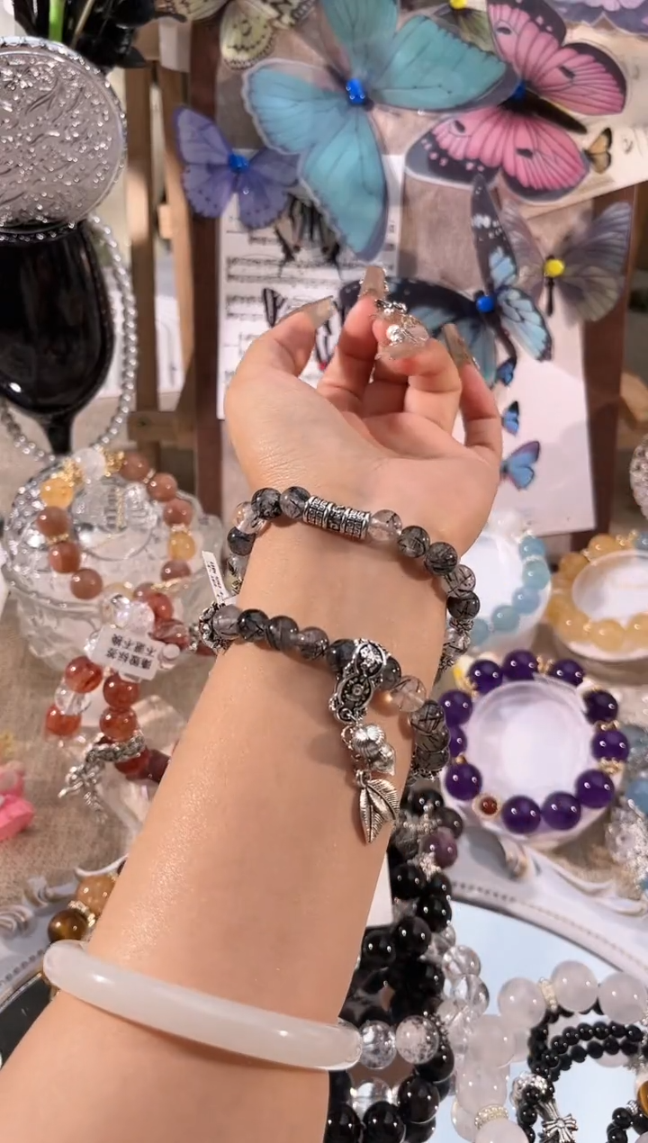 【闪购商品】水晶手链未镶嵌多样性发货颜色微差发其一