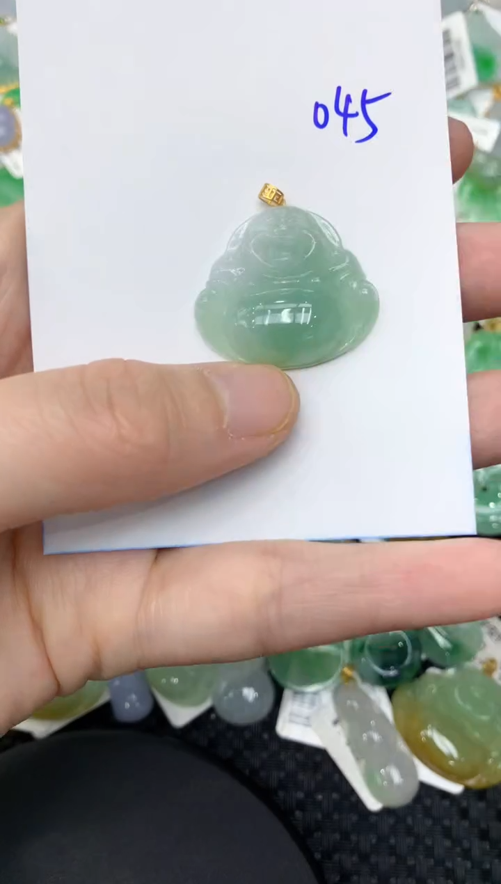 【闪购商品】翡翠颈饰18K金镶嵌1111111111111