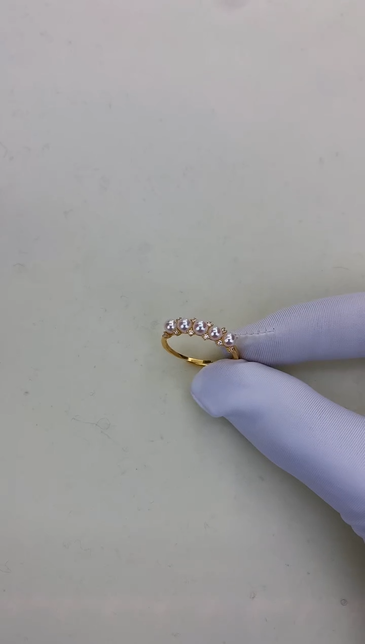 银S925镶嵌DA海水珍珠 GD229 戒指 4