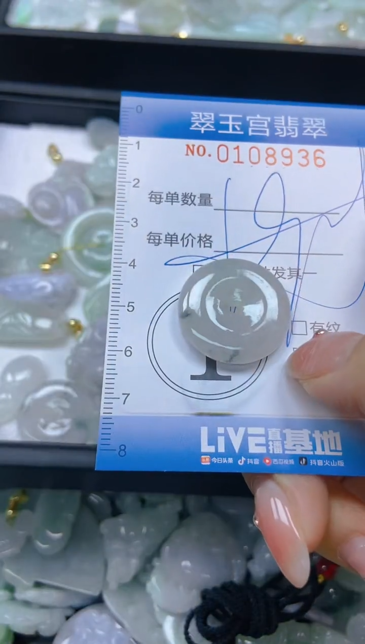 翡翠未镶嵌颈饰闪购0108936