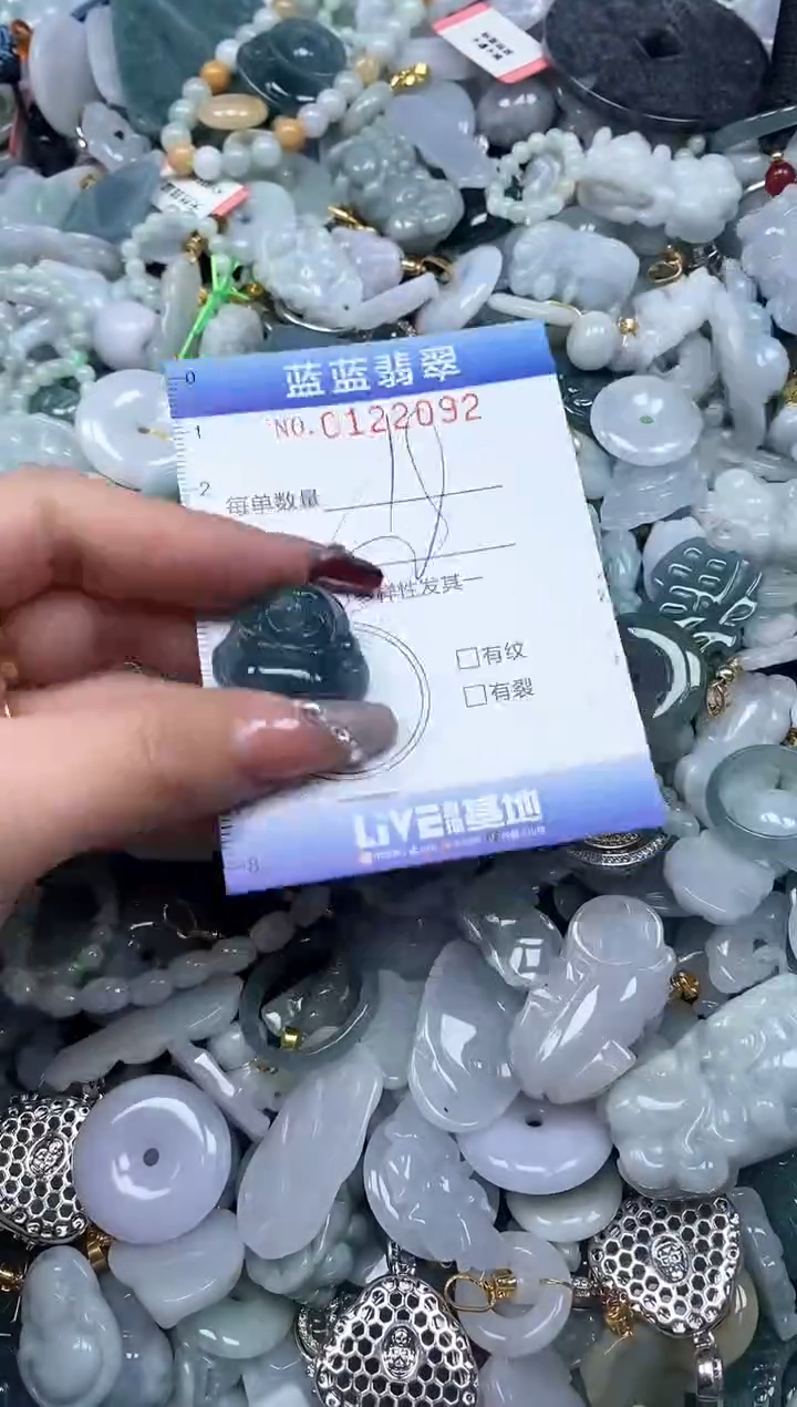 【闪购商品】翡翠颈饰未镶嵌闪购0122092多样性发其一