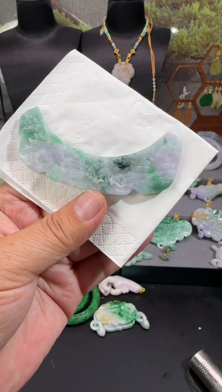 【闪购商品】定制翡翠未镶嵌牌子