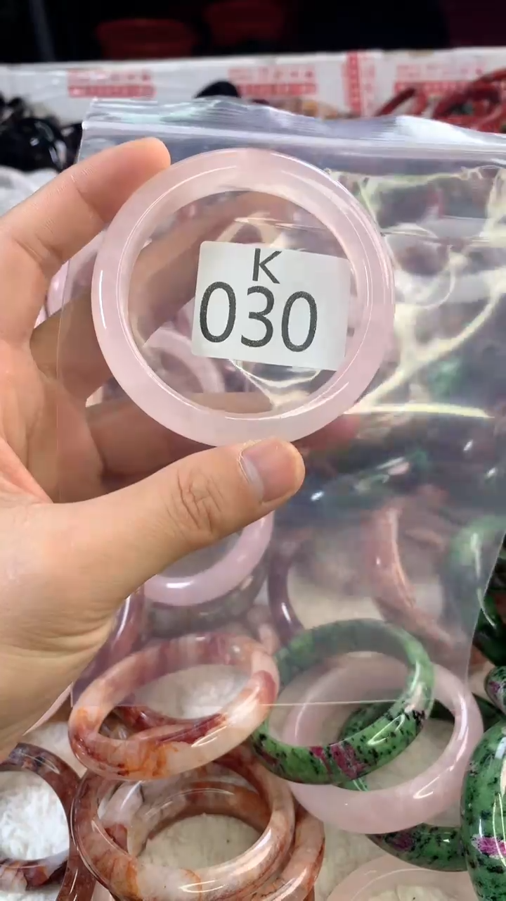 水晶手镯K未镶嵌水晶030-58