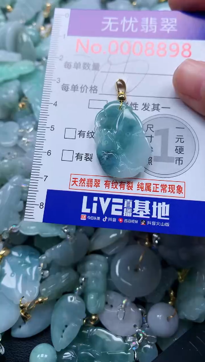 颈饰未镶嵌翡翠8898