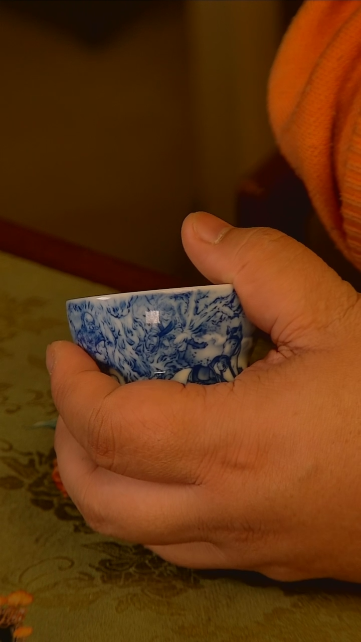 杯手工手绘杯杯很美丽