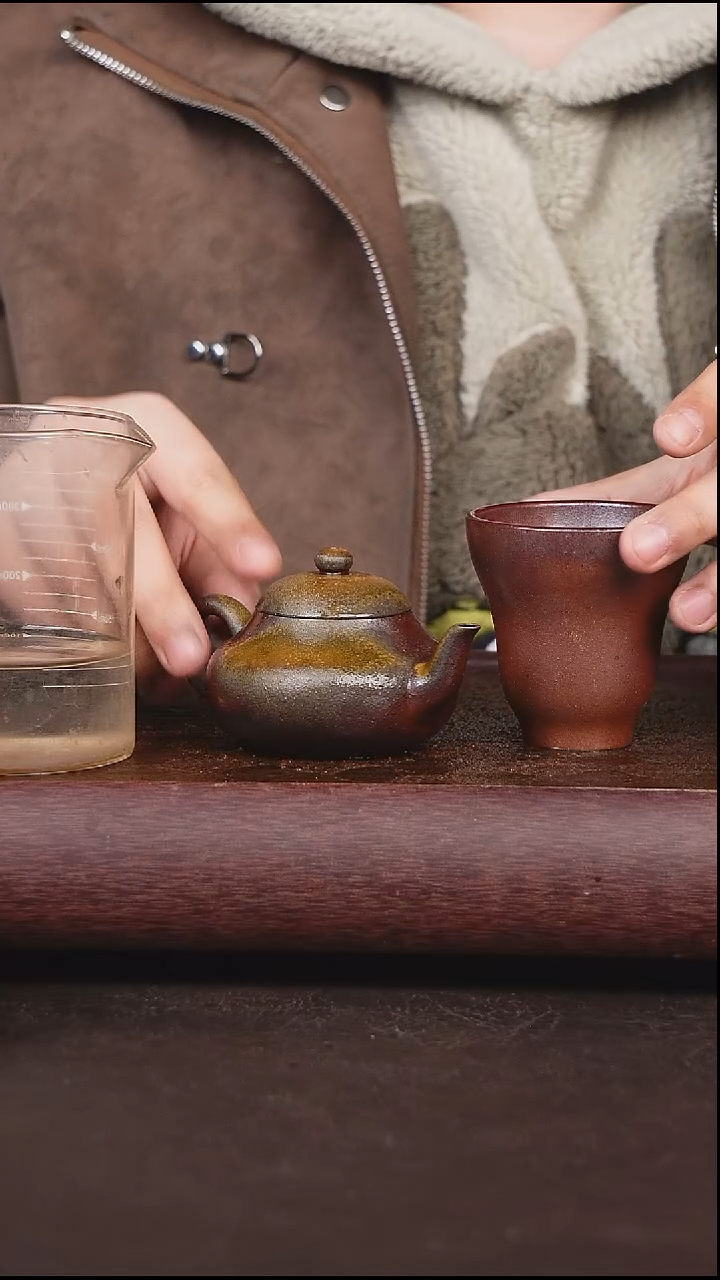 茶壶紫砂柴烧 壶