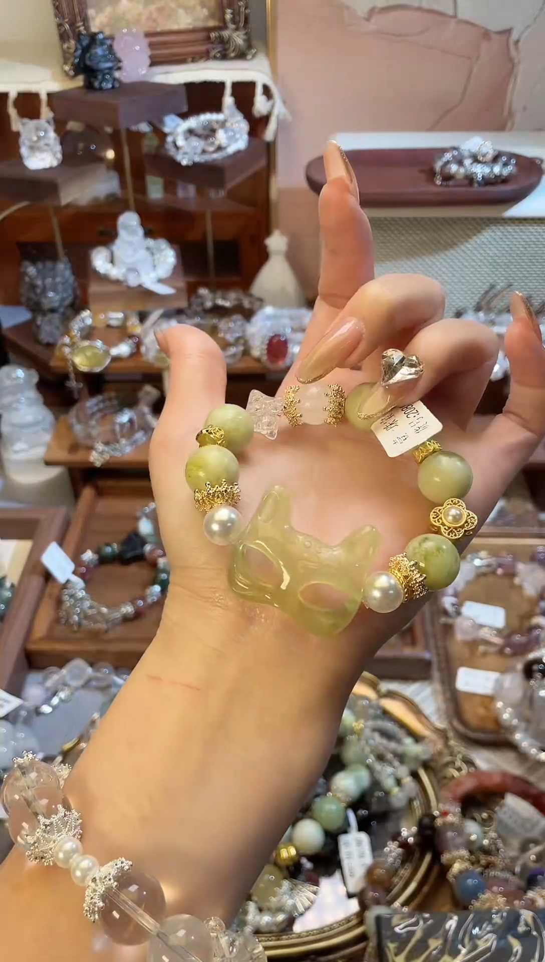 【闪购商品】水晶手串未镶嵌柚子原创水晶