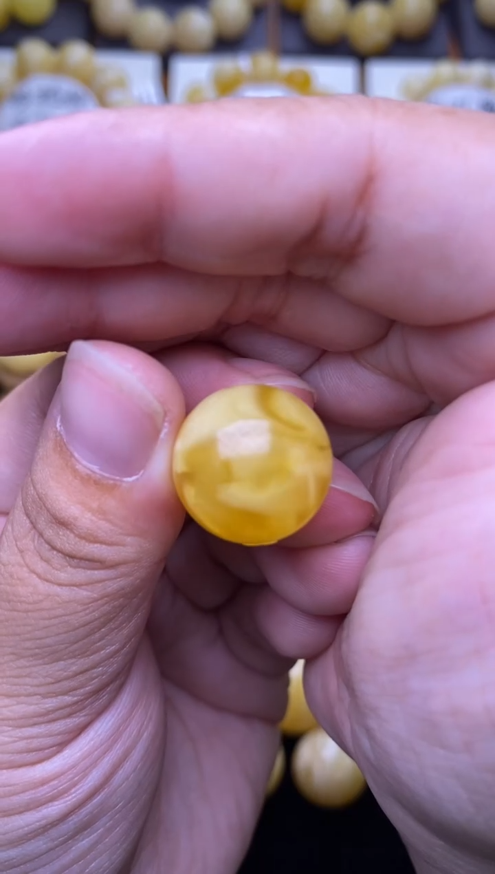 裸石琥珀未镶嵌大小姐珠宝严选116