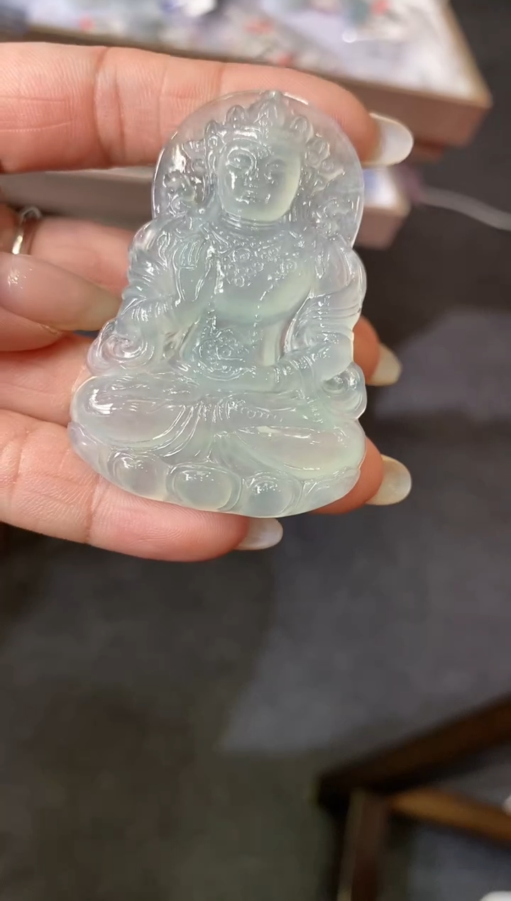 吊坠(不含链)未镶嵌翡翠青*度母
