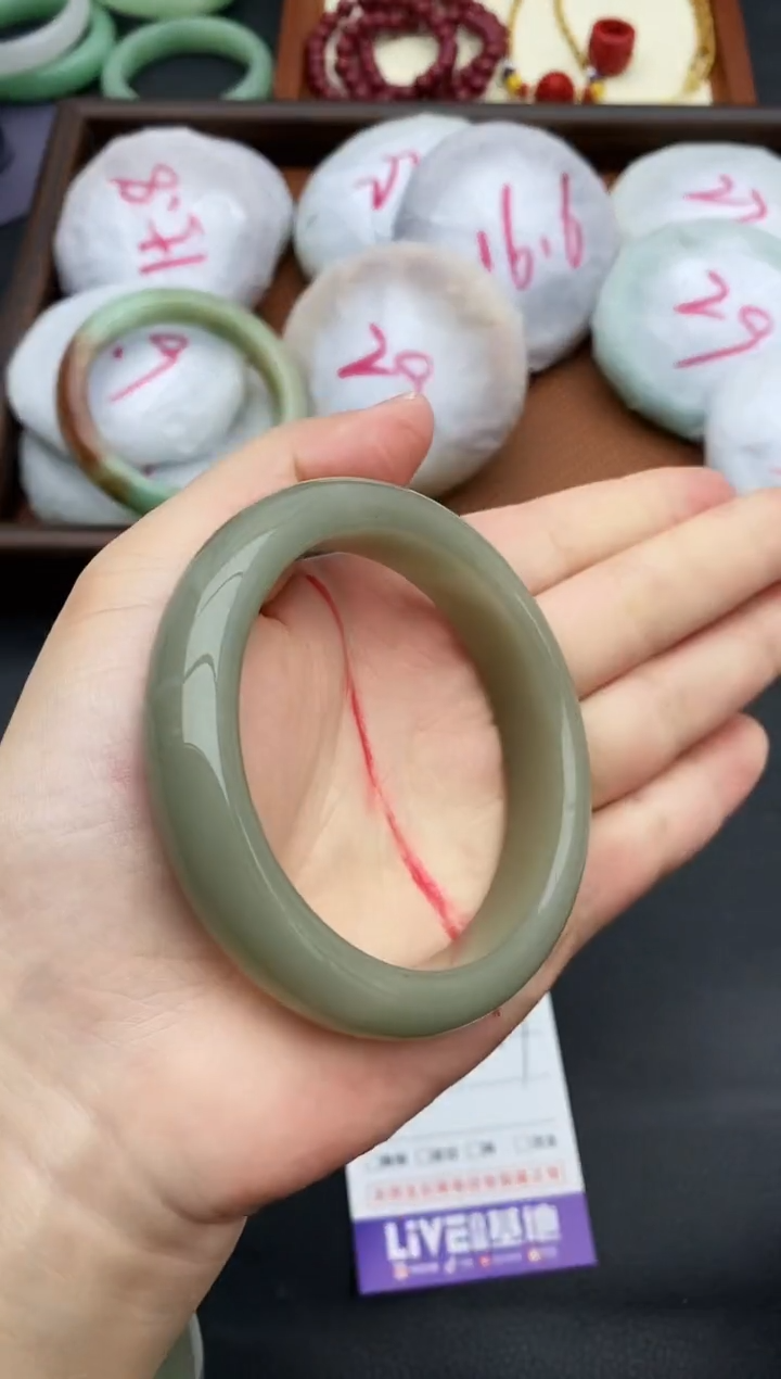 未镶嵌手镯石英质玉57+58/59