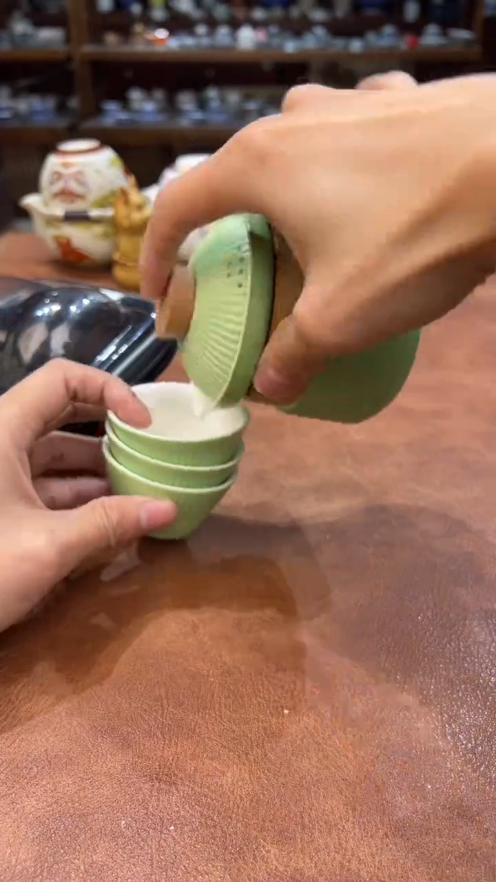 真的很便宜会开片的旅行茶具