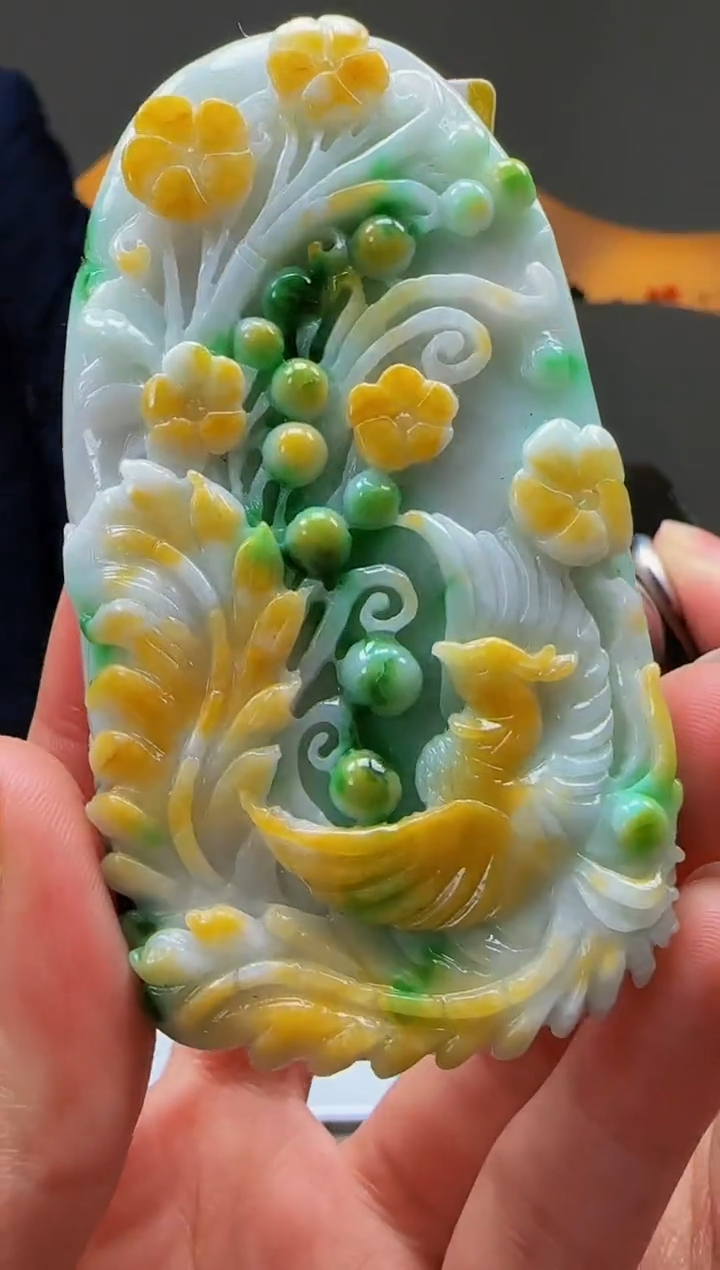 【闪购商品】定制翡翠未镶嵌Q03873翡翠毛货