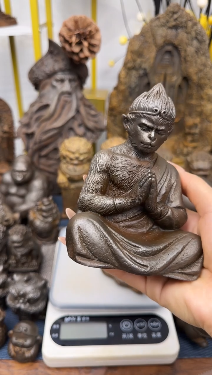铁精致实心铁艺摆件斗战胜佛