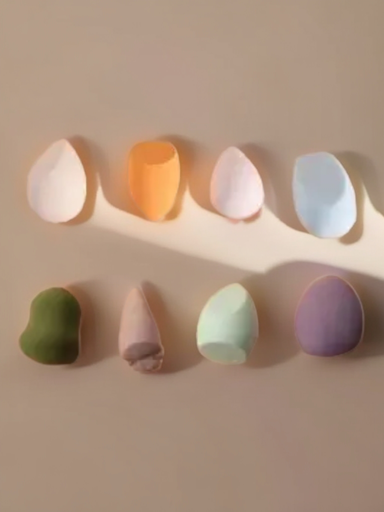 超软不吃粉干湿两用美妆蛋葫芦斜切粉扑上妆服帖