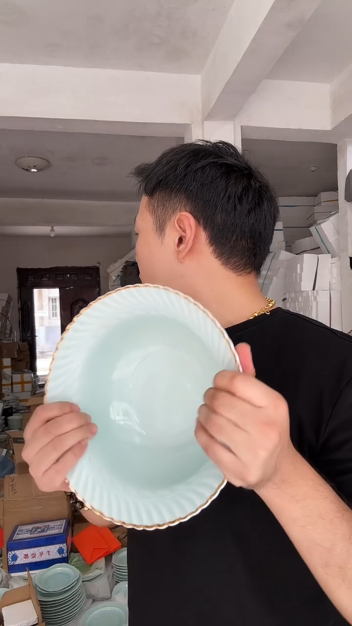 瓷片影青大汤碗影青大汤碗