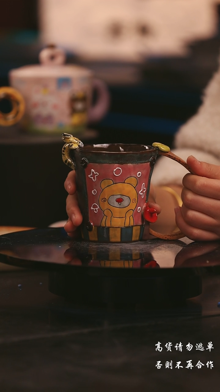 陶瓷景德镇可爱设计师款陶瓷 