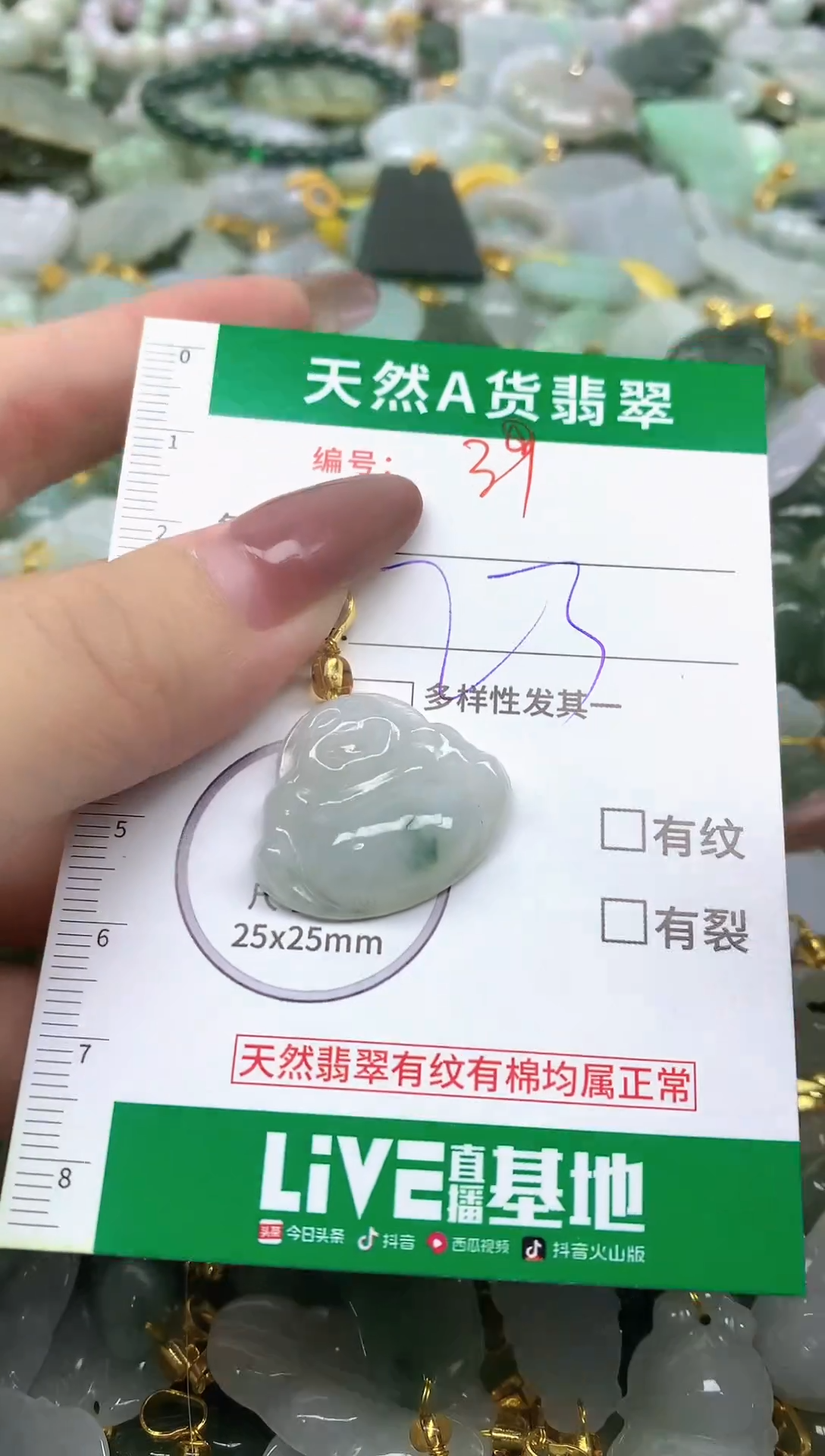 颈饰未镶嵌翡翠未镶嵌a货翡翠-39